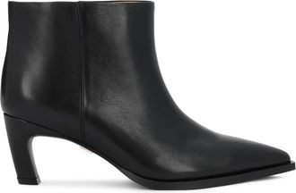 Kazar Riviel - Dames - Laarzen met Hak - Zwart - 38 EU - Leer - Schoenen