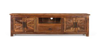 Giner&Colomer Mueble tv 2 puertas 1 cajon y un hueco fabricado en madera reciclada