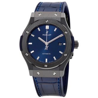 Hublot Pre-owned Hublot Classic Fusion Blue Dial Mens Watch 542.CM.7170.LR