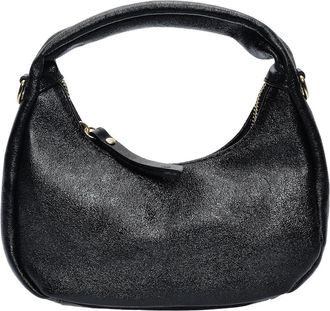Anna Luchini Zwart Rundleer Tas