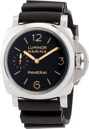 Officine Panerai Pre-owned Pre-owned Panerai Luminor Marina Hand Wind Black Dial Mens Watch PAM00422