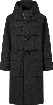 TOMBOY Boucl&eacute; duffeljas met capuchon - Grijs