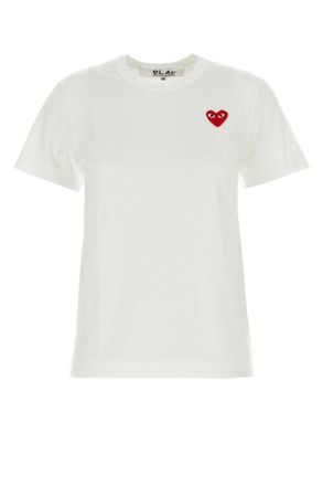 Comme Des Gar&ccedil;ons White cotton t-shirt