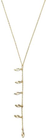Argento Vivo Diamond Cut Shaky Y-Necklace in Gold at Nordstrom Rack