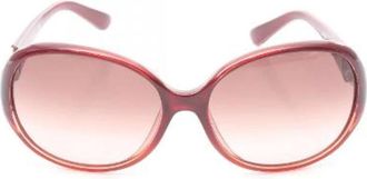 Ferragamo Pre-owned Accessories, female, Red, Size: ONE SIZE Pre-owned Plastic sunglasses