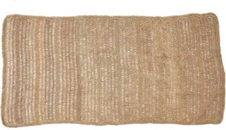 Bazar Bizar Alfombra de hierba marina en marr&oacute;n 180x240x2 cm