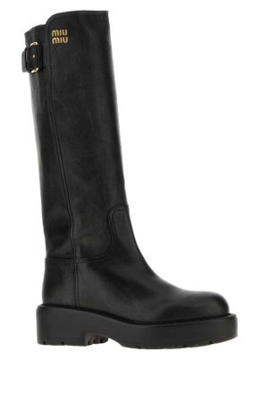 Miu Miu Nero Stivali Boot