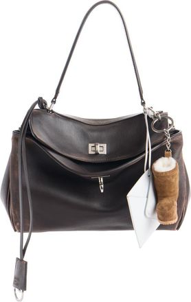 Balenciaga Small Rodeo Leather Top Handle Bag in 2221 Espresso at Nordstrom