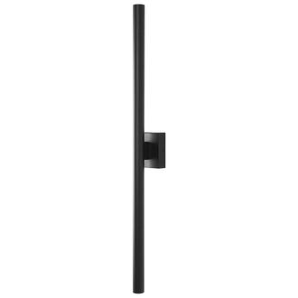 Beliani L&aacute;mpara Led De Pared Para Exterior De Metal Estilo Moderno Puerta Principal Porche Negro Anish