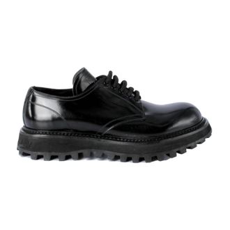 Dolce & Gabbana Laced Shoes, male, Black, 8 1/2 UK, Mens Stylish Laced Shoe