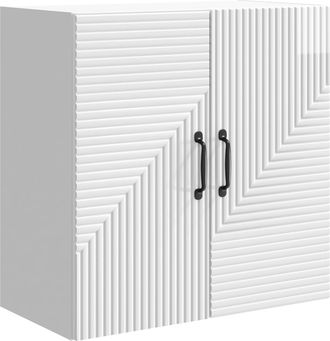 vidaXL Armario De Pared Blanco Brillante 59 X 31 X 60 Cm Vidaxl