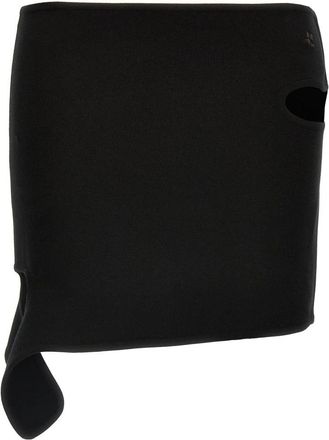 Courr&egrave;ges Loop Milano Knit Mini Skirt - Dames - Korte rokken - Zwart - M - Polyester - Rokken