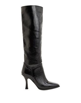 8 by YOOX NAPLAK LEATHER HEELED ANKLE BOOTS