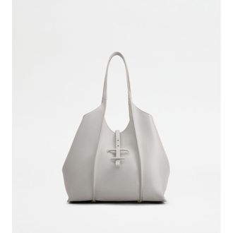 Tod's T Timeless Shopping Bag in Leather Small