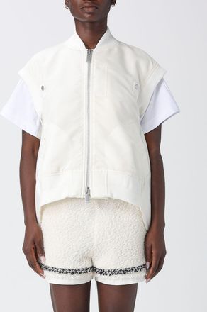sacai Gilet a bomber in nylon