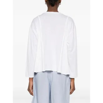 BASERANGE Long Sweater - White