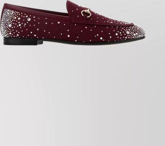 Gucci jordaan loafers with gg fabric and hardware