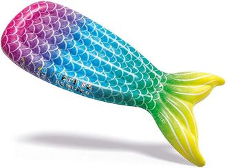 Trade Shop Trade Shop - Materassino Design Coda Sirena Multicolor 178x71x18 Cm Gonfiabile Piscina 58788