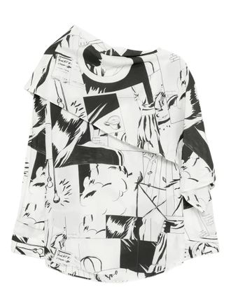 JNBY Top met grafische print - Wit