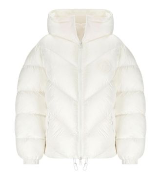 Elisabetta Franchi Ivory Padded Jacket
