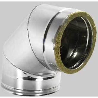 No Brand Gomito doppia parete a 90&deg; diametro 180/230 mm