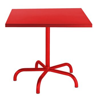 Schubiger M&ouml;bel Metalltisch S&auml;ntis Quadratisch