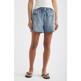 Rag & Bone Miramar French Terry Walking Shorts in Blue at Nordstrom, Size X-Large