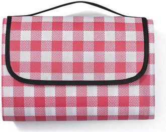 OEM Manta Picnic 150 X 200 Cm, Impermeable Aislante, Esterilla Playa Plegable Xxl, Alfombra Hecha Tela Oxford Resistente Tres Capas Acampar, Rosa