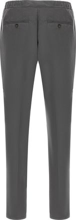 Pal Zileri Mens Gray Lyocell Casual Pants