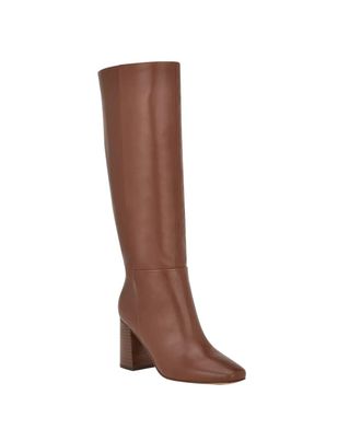 Calvin Klein Mens Calvin Klein Arista DNA02-121 Natural Leather Knee-High Boots LION577