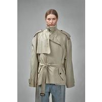 Balenciaga Cropped Trench