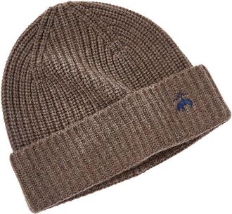 Brooks Brothers Shaker Rib Wool & Cashmere-Blend Beanie
