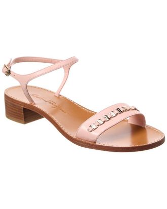 Ferragamo Vara Chain Leather Sandal