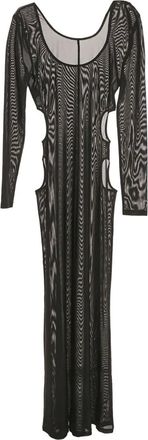 Misha Collection Abito lungo con dettaglio cut-out - Nero