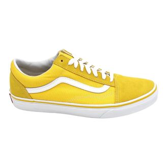 Vans Sneakers, male, Yellow, 34 1/2 EU, Classic Suede/Canvas Trainers Rubber Sole