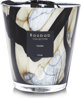 Baobab Stones Marble Candle in Leather/rose/plum at Nordstrom