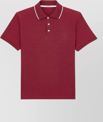 Saint Laurent cotton short-sleeve polo shirt