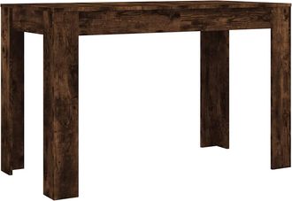 vidaXL Vidaxl - Mesa De Comedor Madera De Ingenier&iacute;a Roble Ahumado 120x60x76 Cm