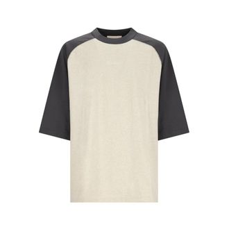Fear of God T-Shirts, male, Gray, Size: XS Signature Baseball Tee