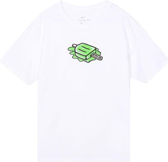 Nike SB Casual Sports Round Neck Skateboard Short Sleeve White DD1317-100