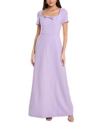 Carolina Herrera Square Neck Gown