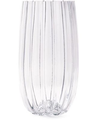 Pols Potten large Melon glass vase (38cm x 20.5cm) - unisex - glass - One Size - White