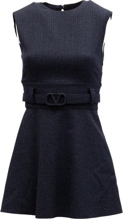 Valentino Garavani Dames, Jurken, Blauw, Maat: XS