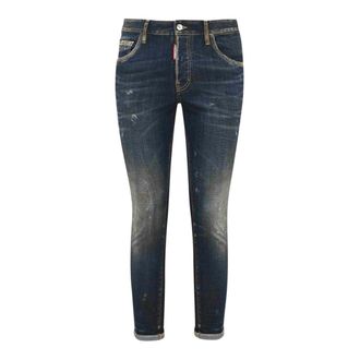 Dsquared2 Mens Dark Navy Blue Skater Jeans