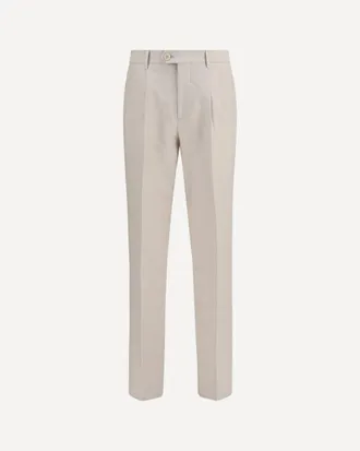 Brunello Cucinelli Cotton and linen tailored Pants Male 48