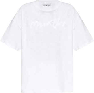 Munthe organic cotton T-shirt - women - Organic Cotton - 38 - White