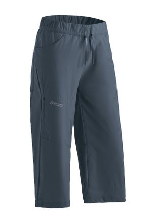 Maier Sports Outdoorhose MAIER SPORTS Fortunit Culotte W, Damen, Gr. 40, Normalgr&ouml;ssen, blau (graublau), 100% Polyester, Hosen Outdoorhose, Damen Wanderhose, 4 Ein
