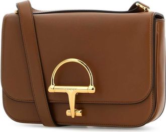 Gucci Womens Caramel Leather Small Gucci Siena Shoulder Bag Sundial Borse A Tracolla