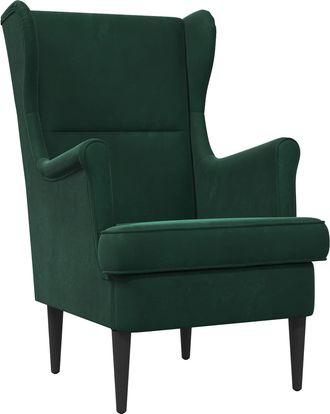 vidaXL Sill&oacute;n Verde Oscuro Terciopelo Vidaxl