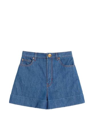 Valentino Garavani Lichtgewicht denim shorts - Blauw